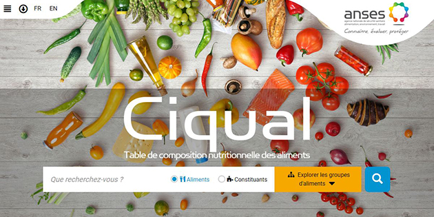 Le site Ciqual fait peau neuve