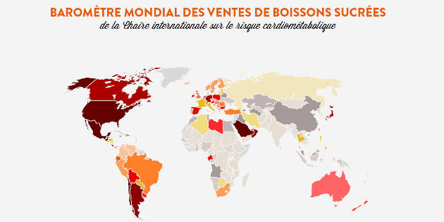 L’ICCR publie une carte des ventes de boissons sucrées