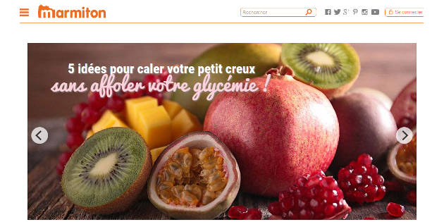 Découvrez « Cuisine & diabète avec Sanofi Diabète », sur le site Marmiton