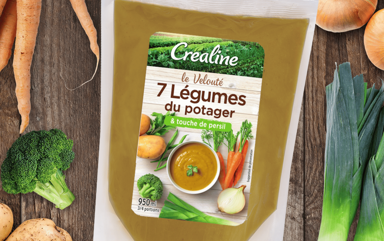 Créaline le velouté 7 légumes du potager